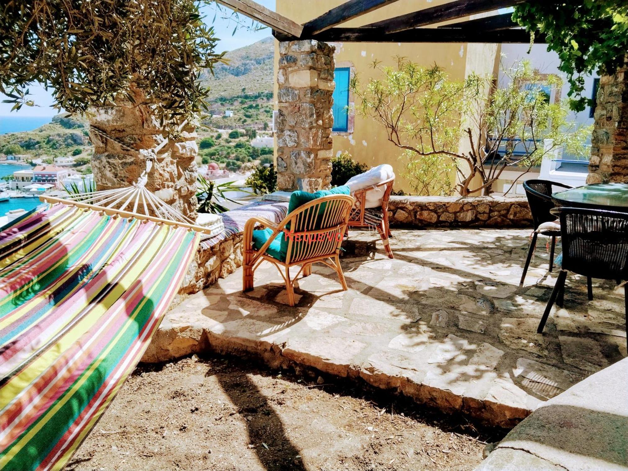 Elegeo Rockhouse Villa Agia Marina  Bagian luar foto
